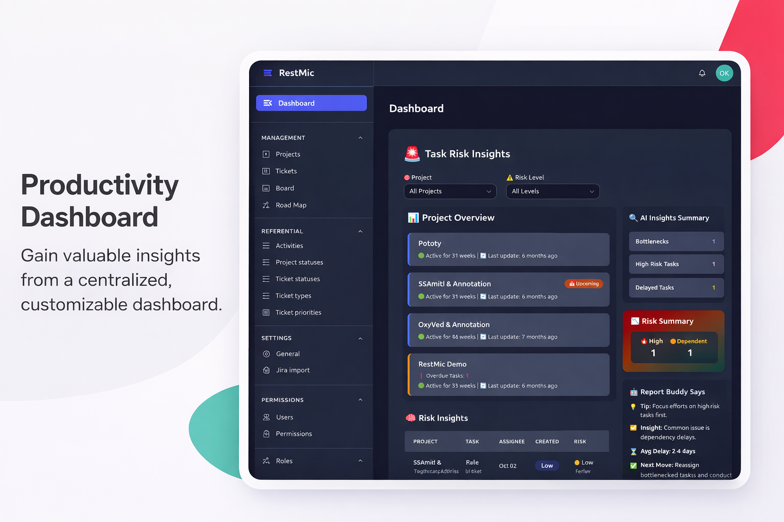 AI Risk Insights Dashboard